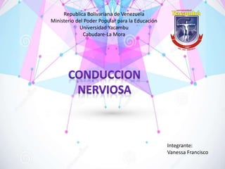 Republica Bolivariana de Venezuela
Ministerio del Poder Popular para la Educación
Universidad Yacambu
Cabudare-La Mora
Integrante:
Vanessa Francisco
 