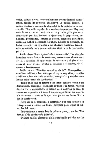 Conduccion politica