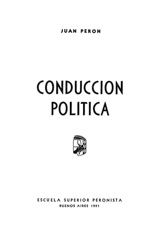 Conduccion politica