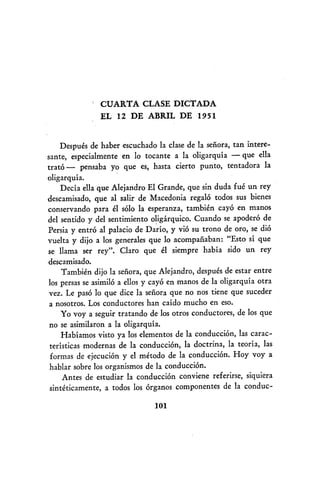 Conduccion politica