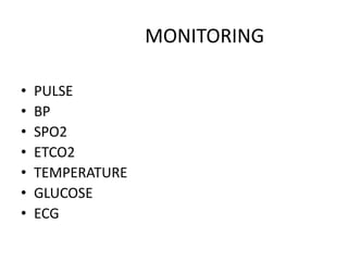 Conduct of general anesthesia | PPTX