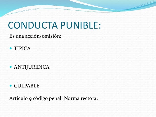 Conducta punible (2)