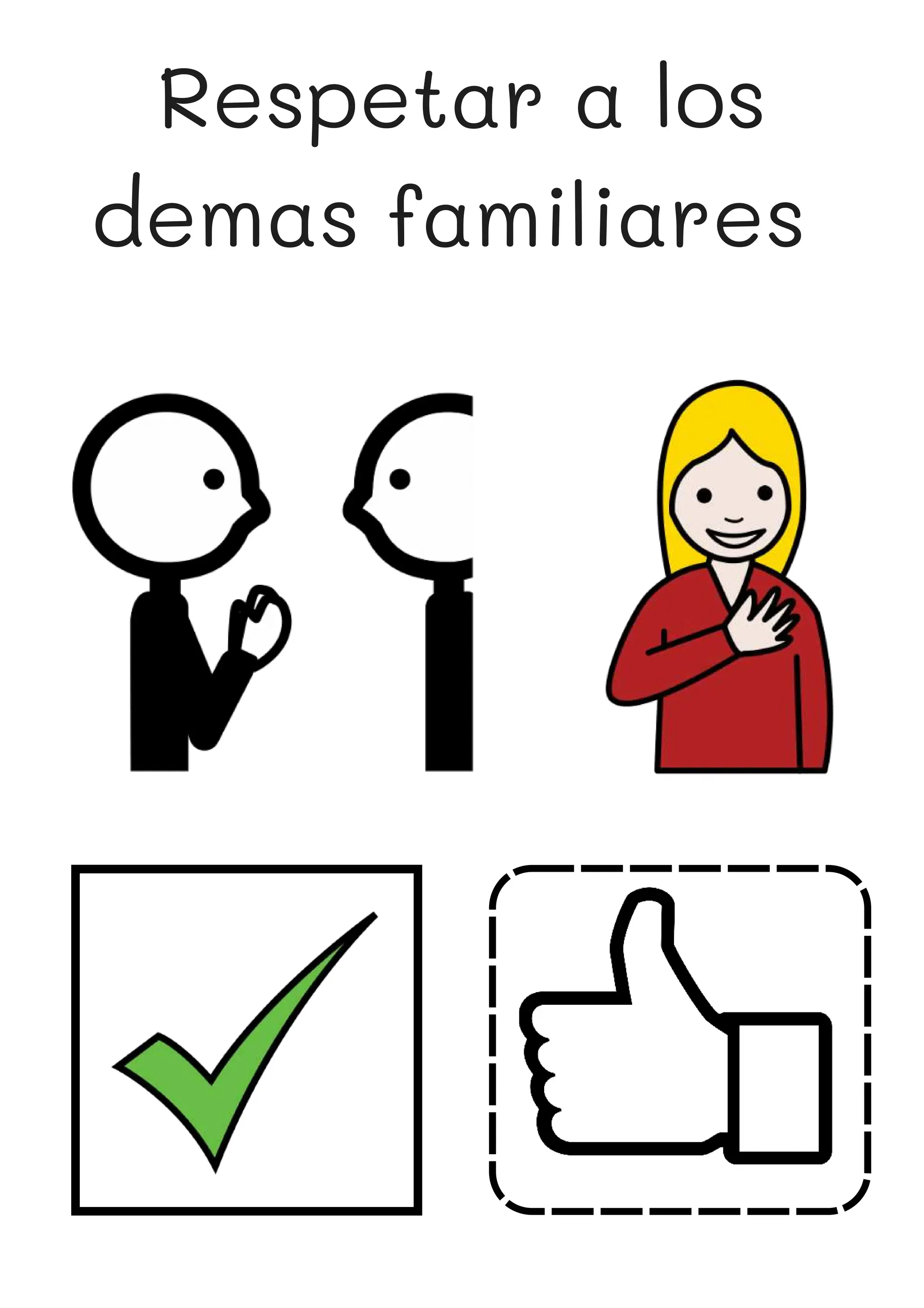 Respetar a los
demas familiares
 