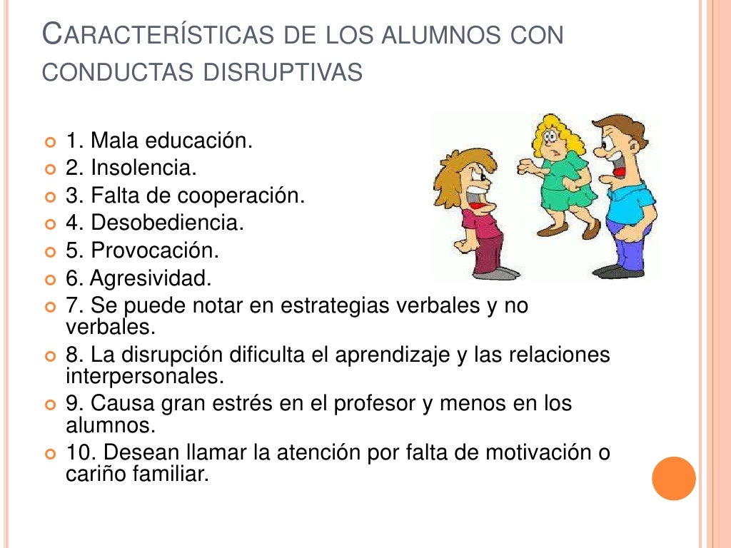 Conductas Disruptivas