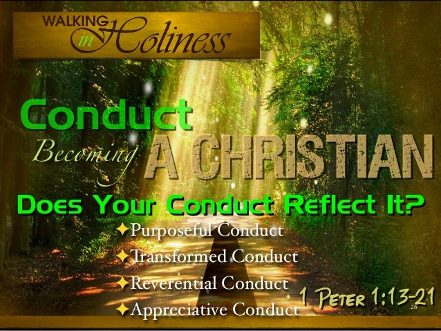 Conduct Becoming A Christian Conduct Becoming A Christian