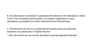 Conduct disorder.pptx gdhhshddhdhdhddhdhdhdhdh | PPTX