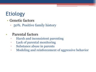 Conduct disorder | PDF