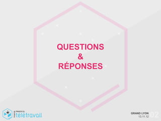 QUESTIONS
    &
RÉPONSES




            GRAND LYON
                13.11.12   02
 