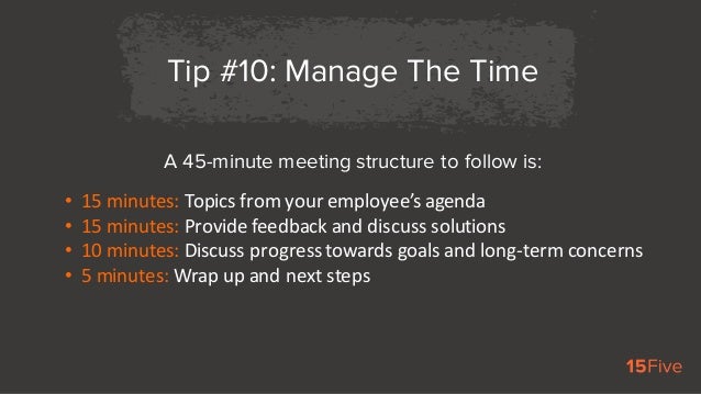 10 tips for better one on one meetings minutes from meeting