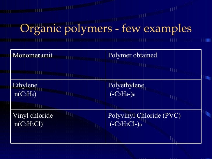 conducting polymers
