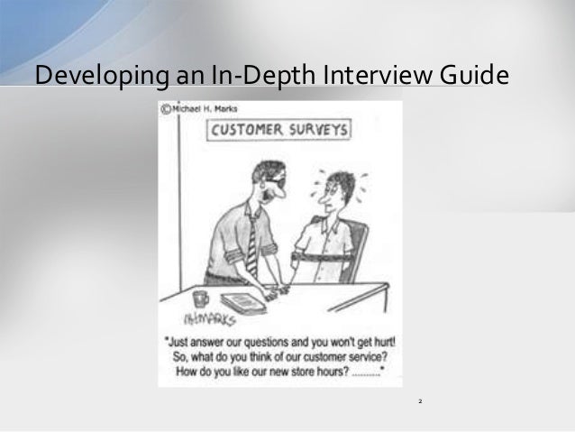indepth interviewing