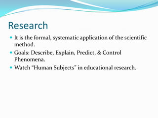 Researchit Conducting a Research Study | PPTX