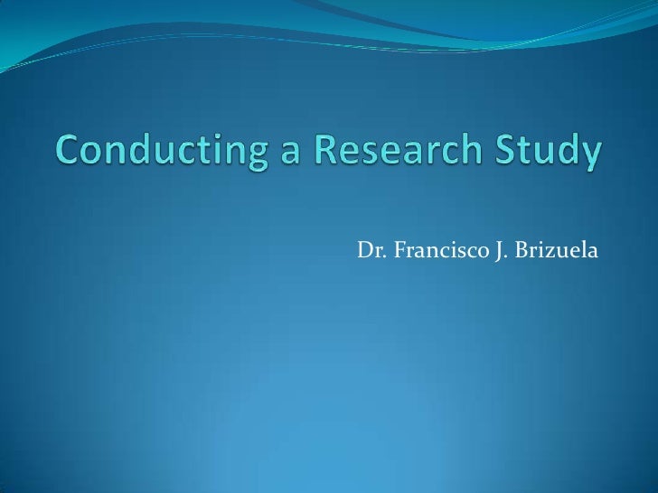 Research Study On Conducting Communication Research