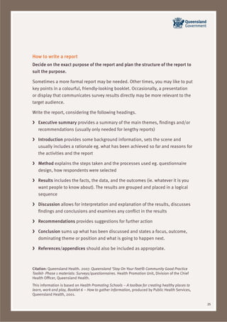 Introduction Rationalesurvey Report Example Conducting a survey | PDF