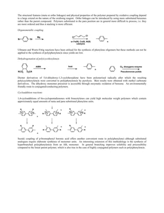 Conducting polymers | PDF