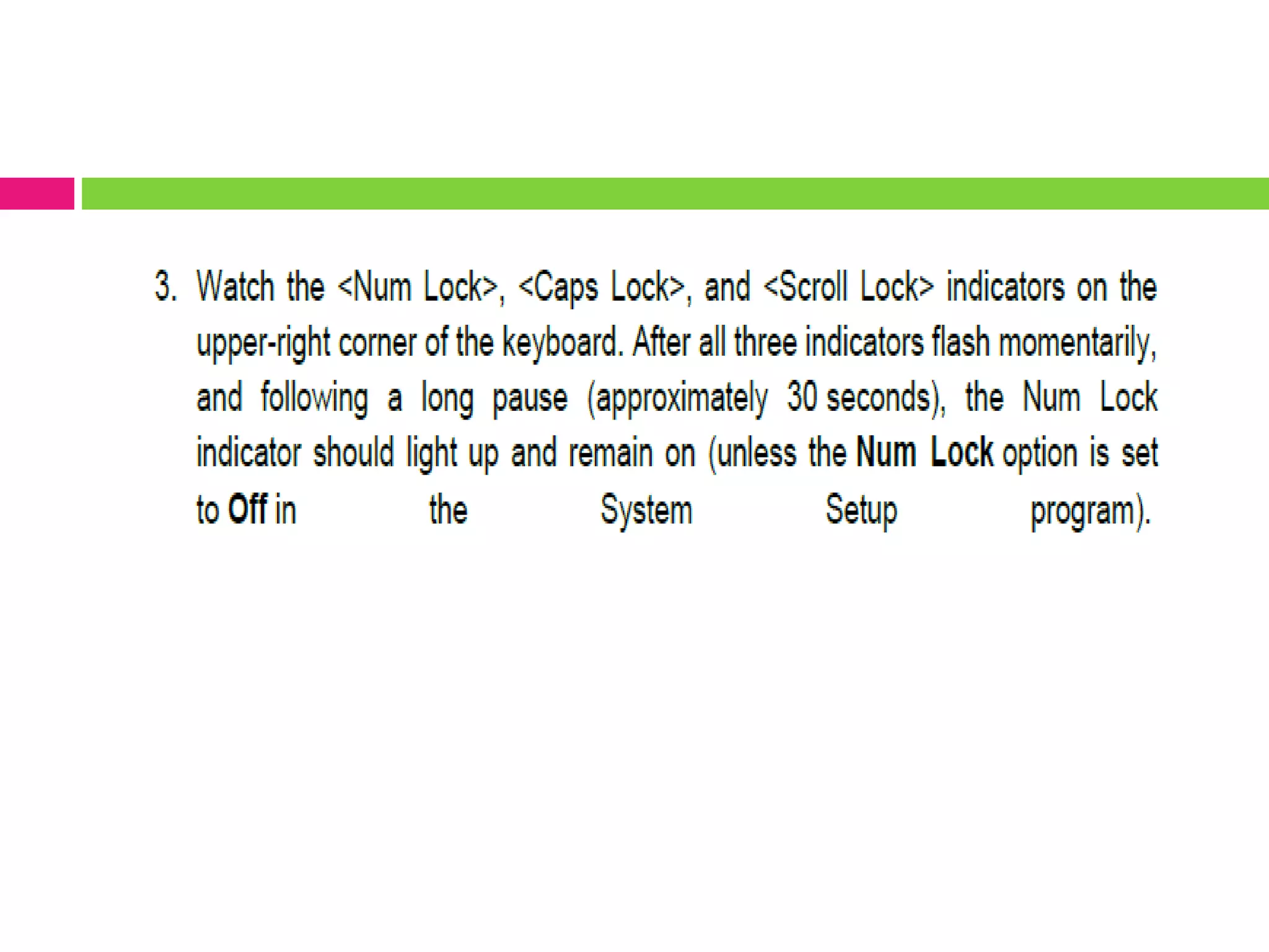 Conducting test on the installed computer system | PPTX