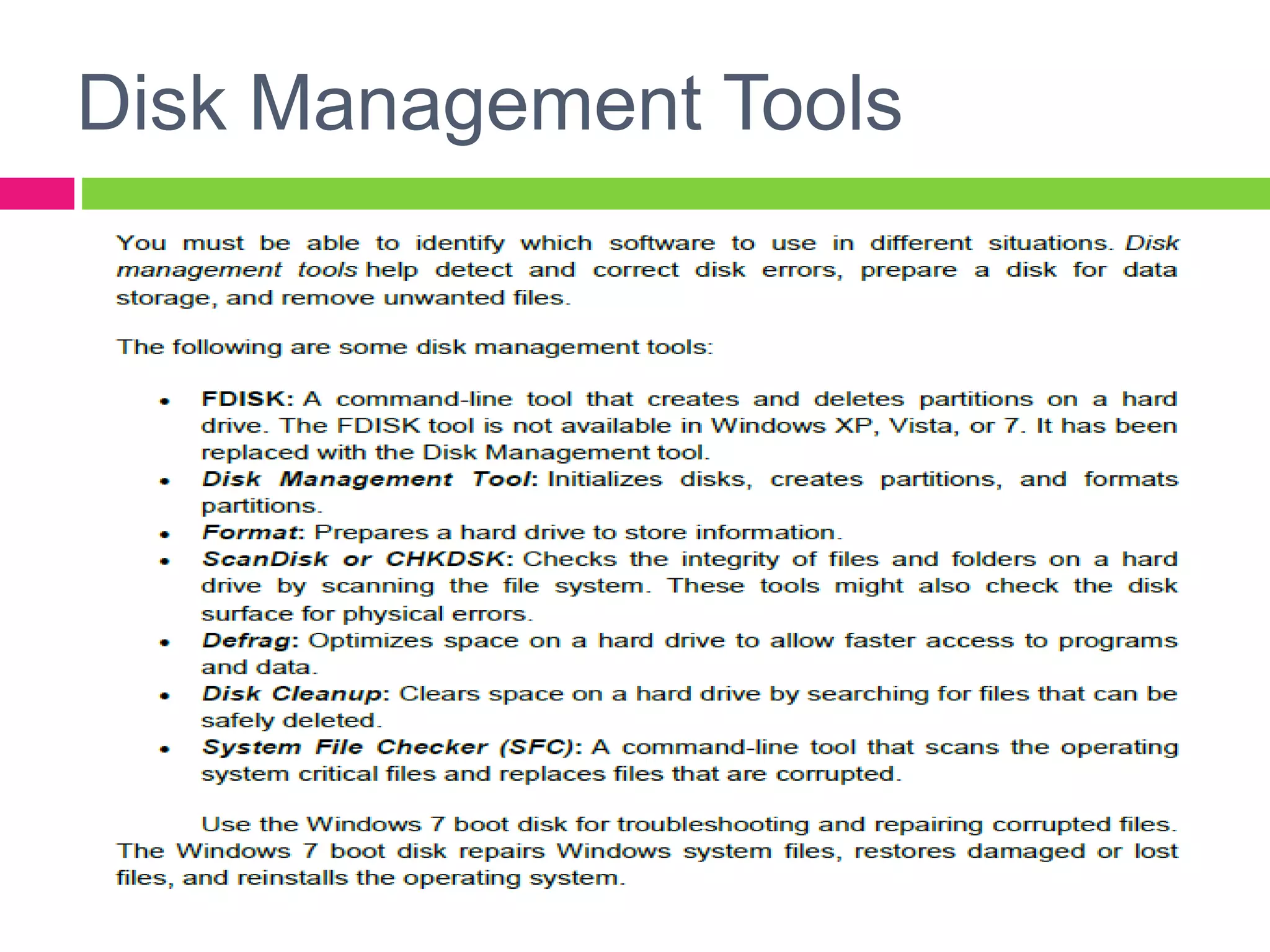 Conducting test on the installed computer system | PPTX