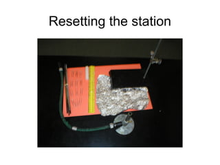 Resetting the station
 