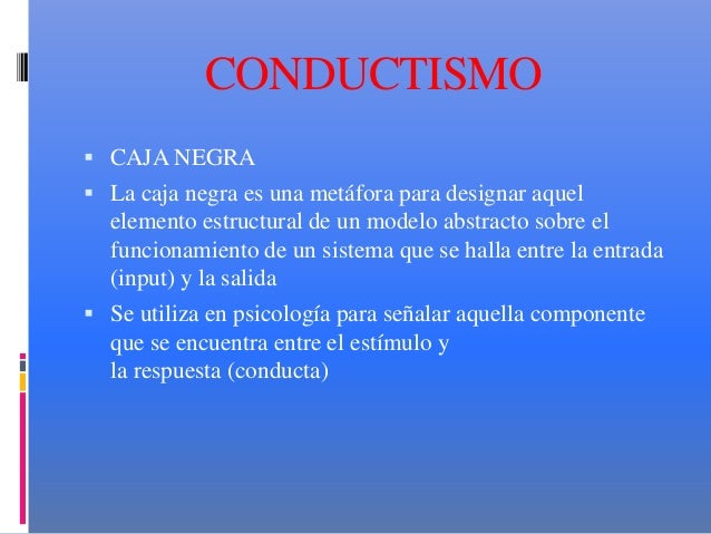 Conductismo