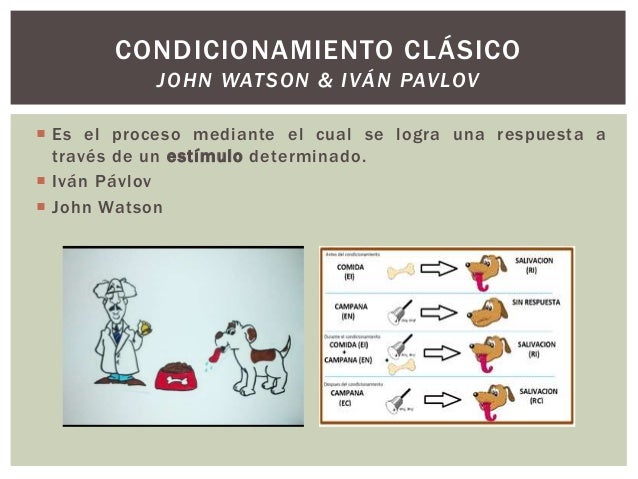 Conductismo Skinner, Watson & Pavlov