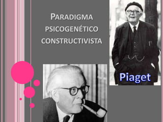 PARADIGMA
PSICOGENÉTICO
CONSTRUCTIVISTA
 