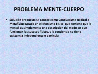 Conductismo De Watson Power Point