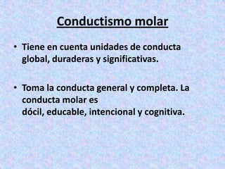 Conductismo De Watson Power Point