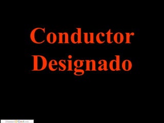Conductor Designado 