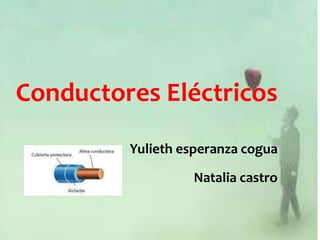 Conductores Eléctricos
Yulieth esperanza cogua
Natalia castro
 