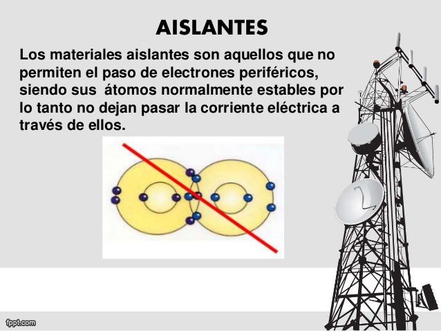 5 materiales conductores Conductores y aislantes 5 materiales conductores Conductores y aislantes