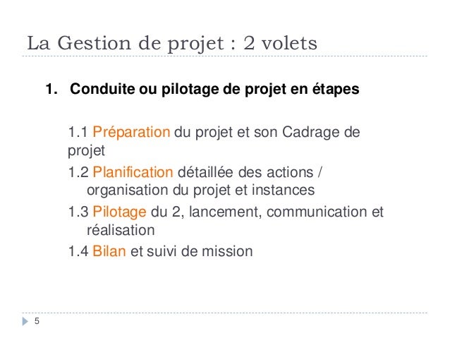 Fondamentaux De La Gestion De Projet Cours 2 Fondamentaux De La Gestion De Projet Cours 2