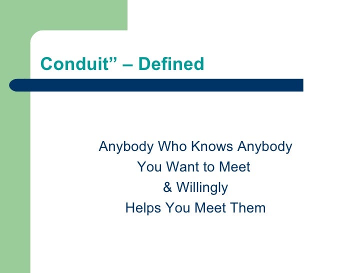 Pronunciation Of Conduit Definition Of Conduit Youtube