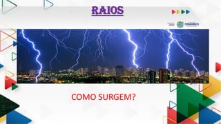RAIOS
COMO SURGEM?
 
