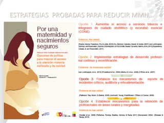 ESTRATEGIAS PROBADAS PARA REDUCIR MMN…
 