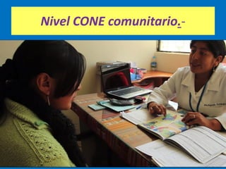 Nivel CONE comunitario.-
 