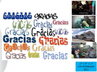 𝑎2
+ 𝑏2
= 𝑐2
UTE INTERNADO
2017
 