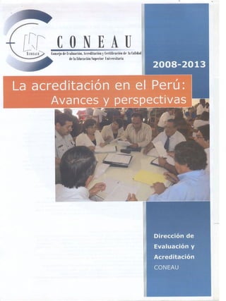 La acreditación en el Perú: Avances y perspectivas