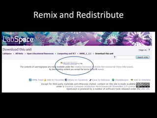 Remix and Redistribute
 