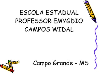 ESCOLA ESTADUAL PROFESSOR EMYGDIO CAMPOS WIDAL   Campo Grande - MS 