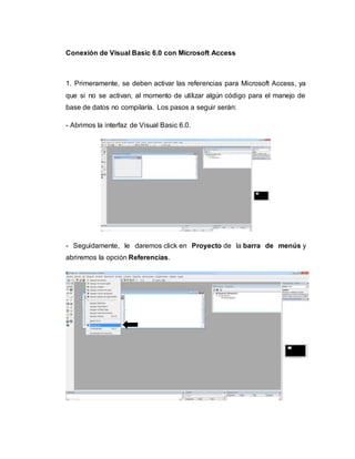 Conectando visual basic 6.0 a bases de datos | DOCX