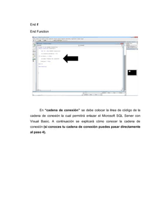 Conectando visual basic 6.0 a bases de datos | DOCX