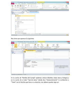 Conectar visual basic 6.0 a microsoft access 2010 | DOCX
