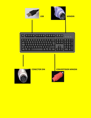 USB MINIDIN
CONECTOR DIN CONVERTIDOR MINIDIN