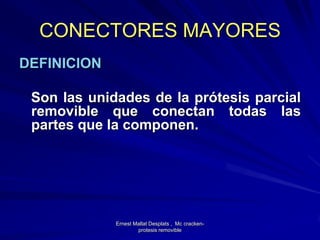 Conectores Mayores Y Apoyos