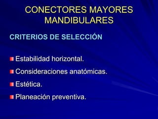 Conectores Mayores Y Apoyos