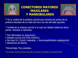 Conectores Mayores Y Apoyos