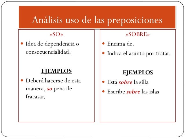 Conectores preposiciones