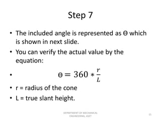 Step 7
DEPARTMENT OF MECHANICAL
ENGINEERING, ASET
15
 