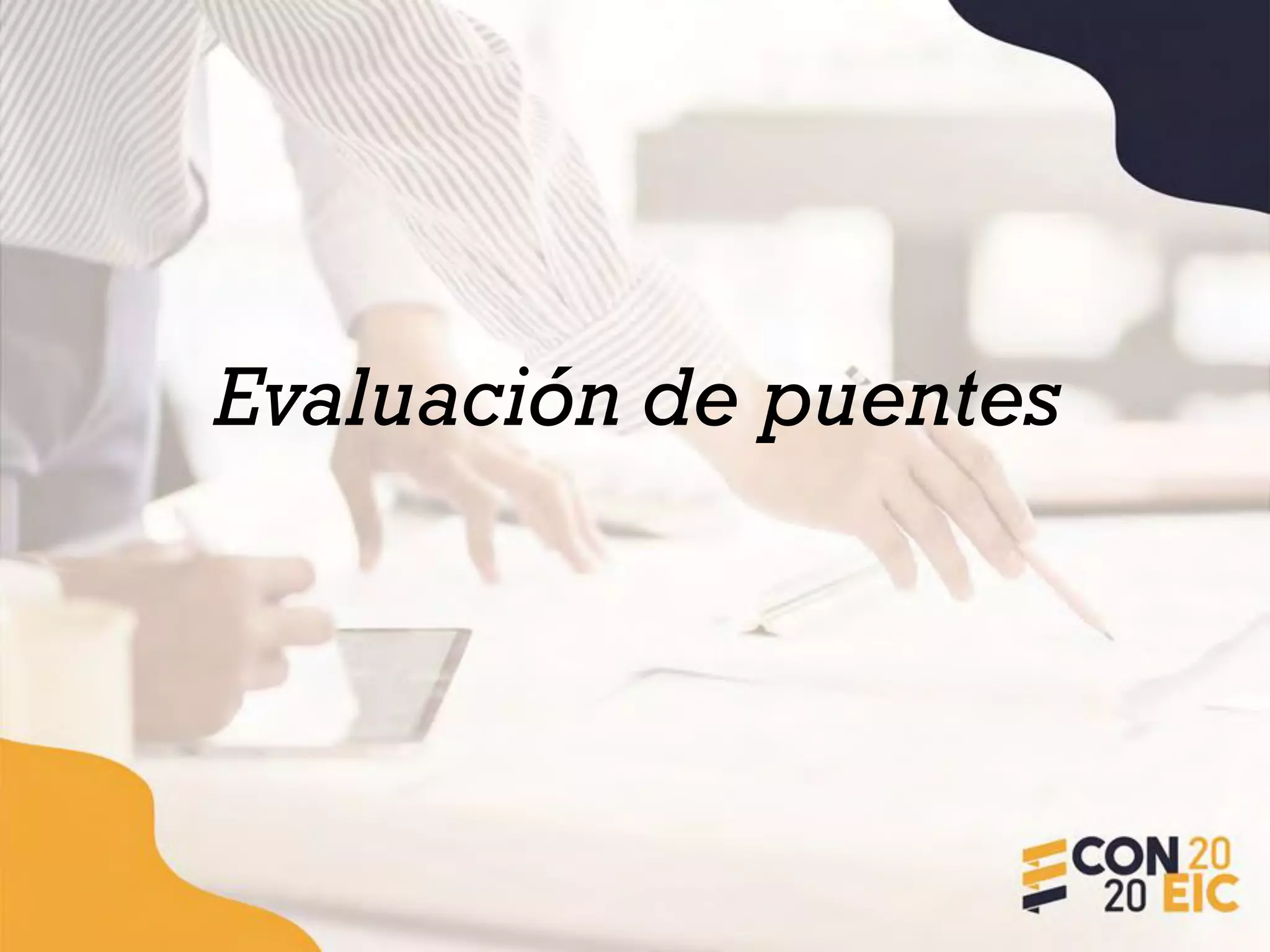 Evaluación de puentes
 