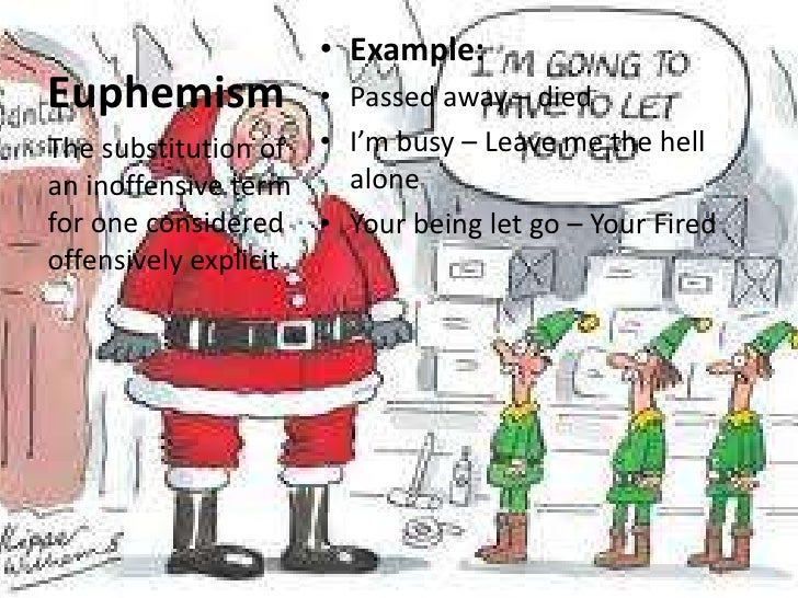 Euphemism for ugly image